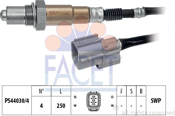 FACET 10.7727 - Лямбда-зонд autocars.com.ua