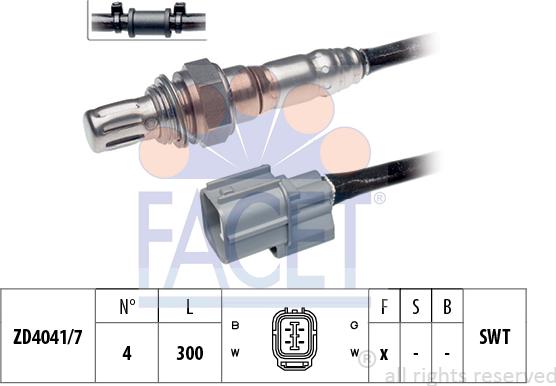 FACET 10.7732 - Лямбда-зонд autocars.com.ua