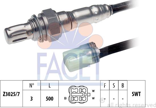 FACET 10.7786 - Лямбда-зонд autocars.com.ua