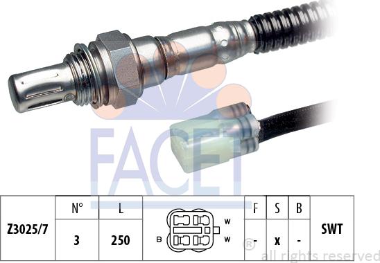 FACET 10.7787 - Лямбда-зонд autocars.com.ua