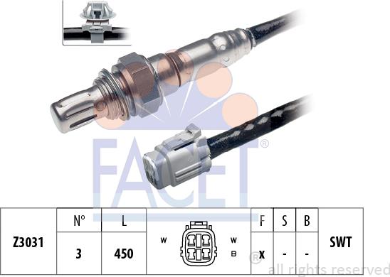 FACET 10.7866 - Лямбда-зонд autocars.com.ua