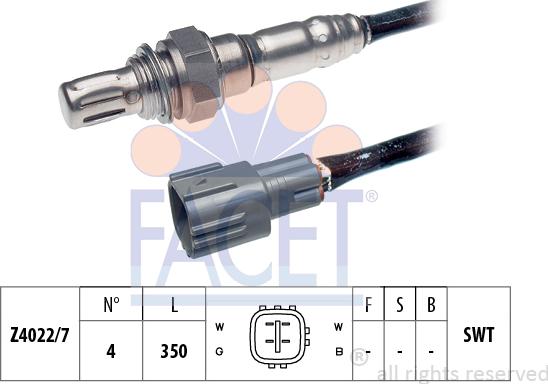 FACET 10.7898 - Лямбда-зонд autocars.com.ua