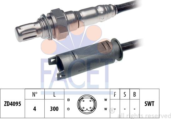 FACET 10.7963 - Лямбда-зонд autocars.com.ua