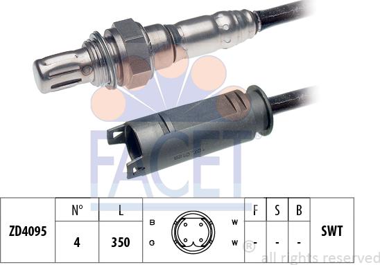 FACET 10.8079 - Лямбда-зонд autocars.com.ua