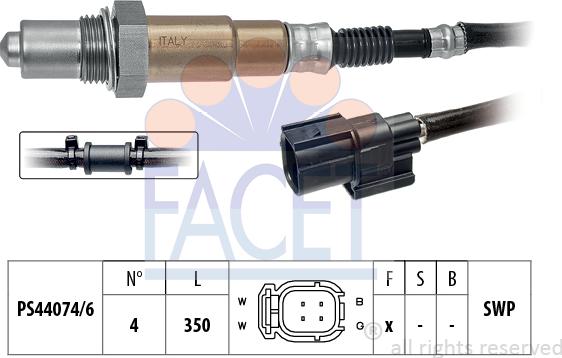 FACET 10.8152 - Лямбда-зонд autocars.com.ua