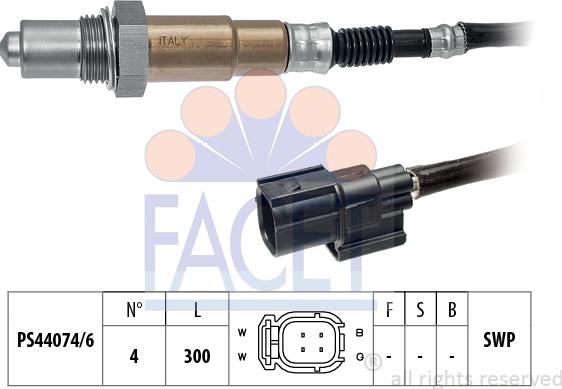 FACET 10.8153 - Лямбда-зонд autocars.com.ua