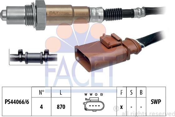 FACET 10.8189 - Лямбда-зонд autocars.com.ua