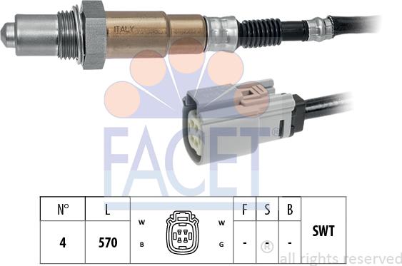 FACET 10.8218 - Лямбда-зонд autocars.com.ua