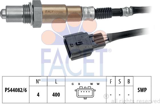 FACET 10.8225 - Лямбда-зонд autocars.com.ua