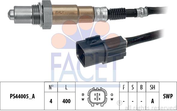 FACET 10.8254 - Лямбда-зонд autocars.com.ua