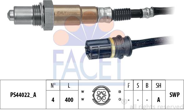 FACET 10.8290 - Лямбда-зонд autocars.com.ua