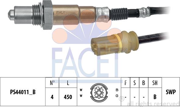 FACET 10.8332 - Лямбда-зонд autocars.com.ua