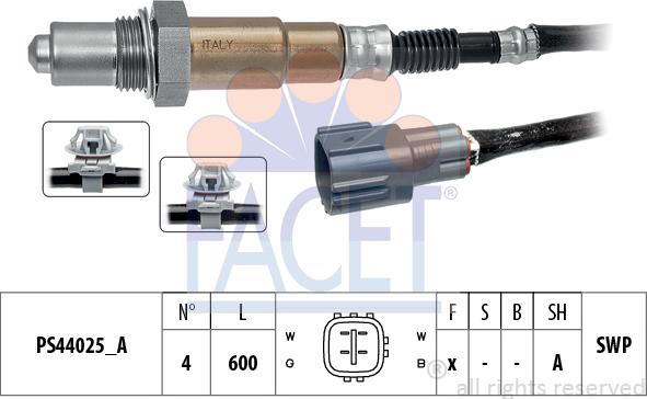 FACET 10.8338 - Лямбда-зонд autocars.com.ua