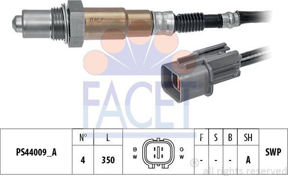 FACET 10.8361 - Лямбда-зонд autocars.com.ua