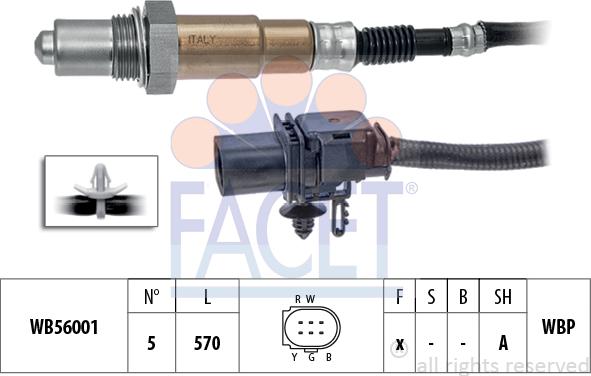 FACET 108438 - Лямбда-зонд autocars.com.ua