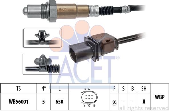 FACET 10.8500 - Лямбда-зонд autocars.com.ua