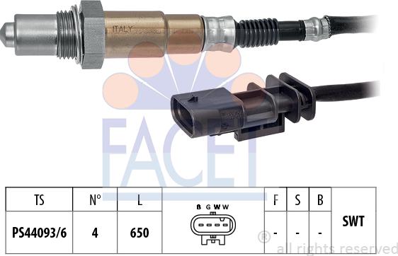 FACET 10.8509 - Лямбда-зонд autocars.com.ua