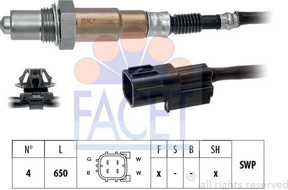 FACET 10.8517 - Лямбда-зонд autocars.com.ua