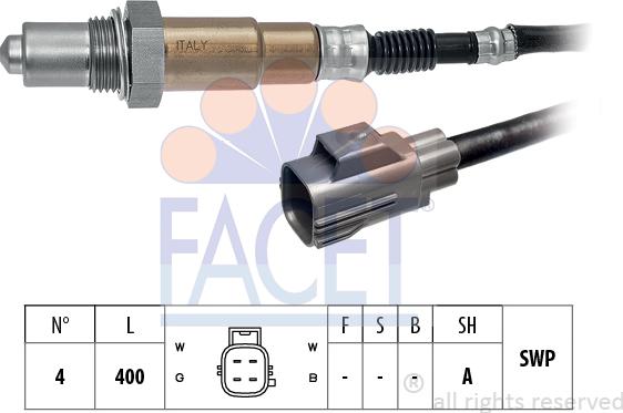 FACET 10.8527 - Лямбда-зонд, датчик кислорода autodnr.net