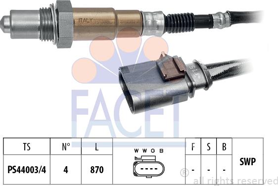 FACET 10.8535 - Лямбда-зонд, датчик кислорода autodnr.net