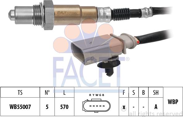 FACET 10.8574 - Лямбда-зонд autocars.com.ua