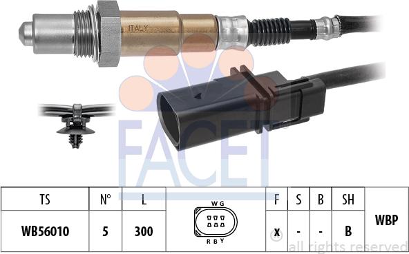 FACET 10.8586 - Лямбда-зонд autocars.com.ua