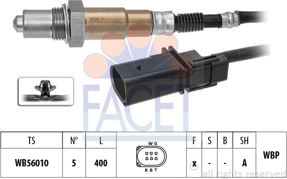 FACET 10.8589 - Лямбда-зонд autocars.com.ua