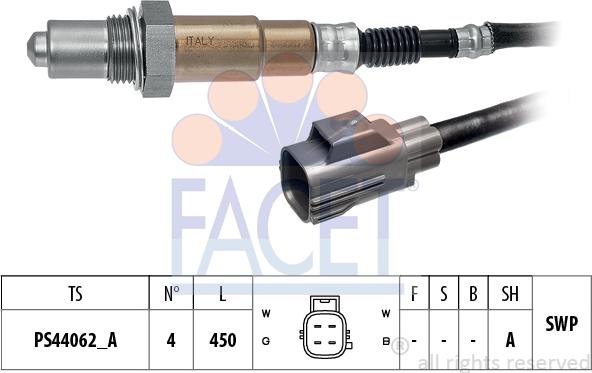 FACET 10.8601 - Лямбда-зонд autocars.com.ua