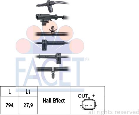 FACET 21.0213 - Датчик ABS, частота вращения колеса avtokuzovplus.com.ua