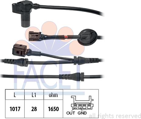 FACET 21.2047 - Датчик ABS, частота вращения колеса avtokuzovplus.com.ua