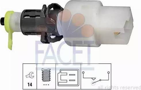 FACET 7.1146 - Вимикач, привід зчеплення (Tempomat) autocars.com.ua