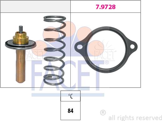 FACET 7.7971 - Термостат, охлаждающая жидкость avtokuzovplus.com.ua