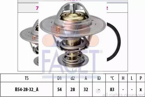 FACET 7.8201S - Термостат, охлаждающая жидкость autodnr.net