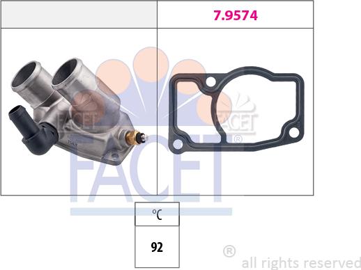 FACET 7.8346 - Термостат, охлаждающая жидкость avtokuzovplus.com.ua