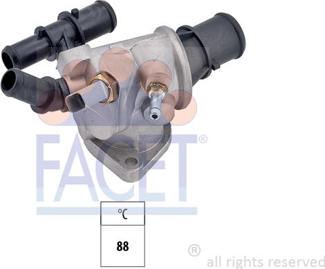 FACET 7.8495 - Термостат, охолоджуюча рідина autocars.com.ua