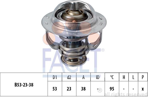 FACET 7.8742S - Термостат, охлаждающая жидкость avtokuzovplus.com.ua