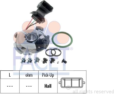 FACET 8.2660 - Датчик, импульс зажигания avtokuzovplus.com.ua