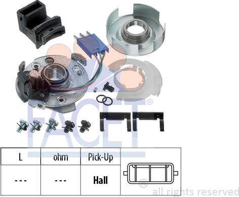 FACET 8.2734 - Датчик, імпульс запалювання autocars.com.ua