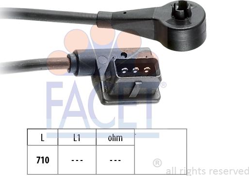 FACET 9.0098 - Датчик імпульсів, колінчастий вал autocars.com.ua