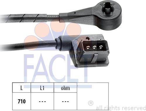 FACET 9.0153 - Датчик імпульсів, колінчастий вал autocars.com.ua