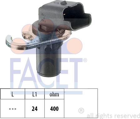 FACET 9.0293 - Датчик імпульсів, колінчастий вал autocars.com.ua