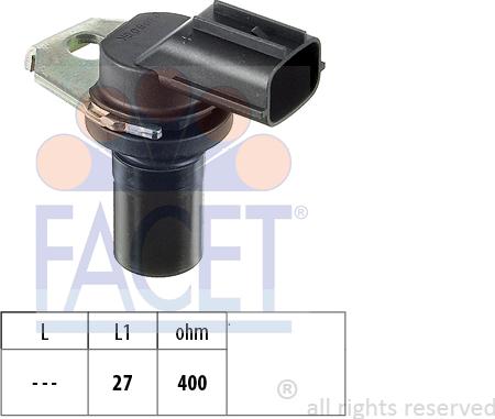 FACET 90308 - Датчик частоти обертання, автоматична коробка передач autocars.com.ua