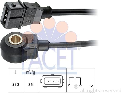 FACET 9.3016 - Датчик детонации avtokuzovplus.com.ua