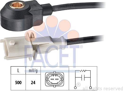 FACET 9.3030 - Датчик детонації autocars.com.ua