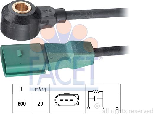 FACET 9.3060 - Датчик детонации avtokuzovplus.com.ua