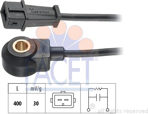 FACET 9.3062 - Датчик детонації autocars.com.ua