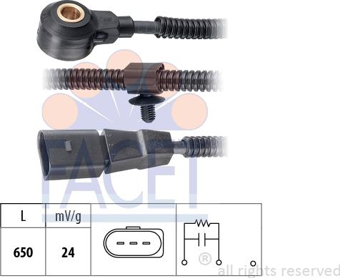 FACET 9.3083 - Датчик детонації autocars.com.ua