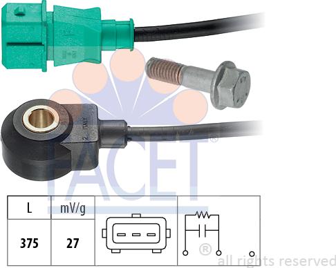 FACET 9.3235 - Датчик детонації autocars.com.ua