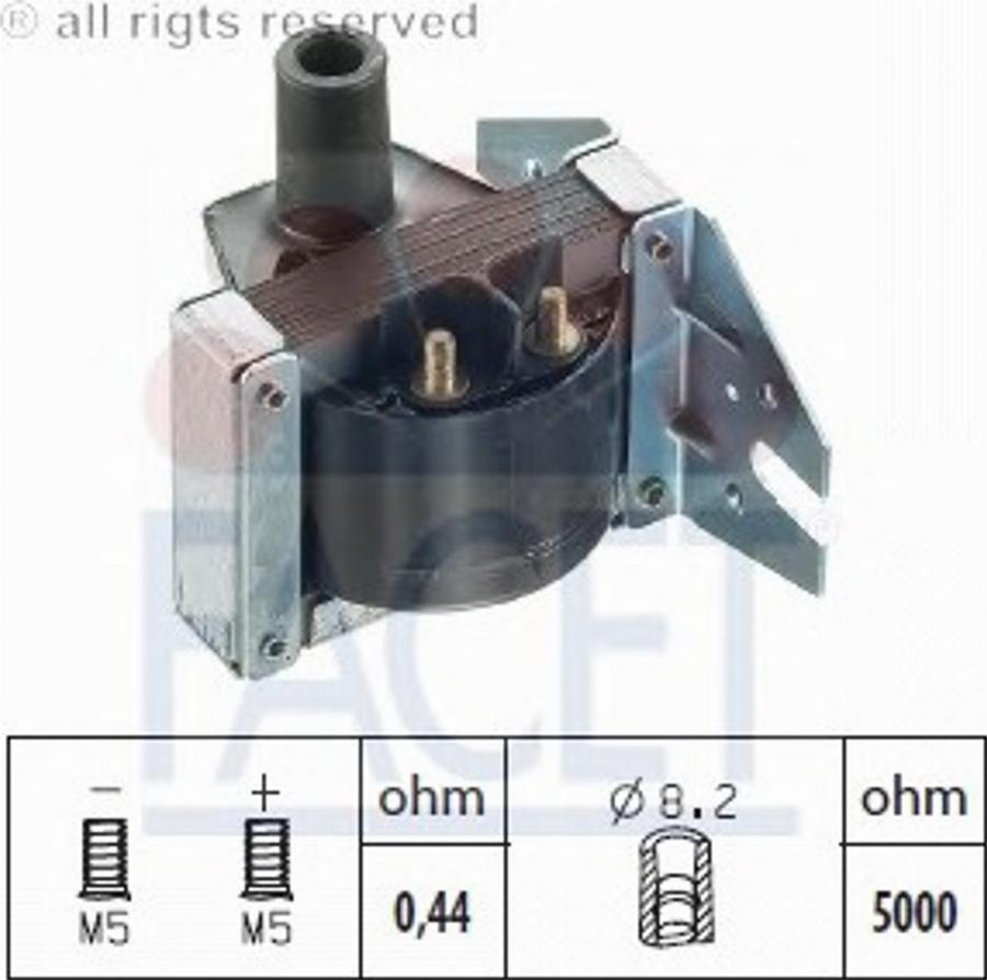 FACET 9.6041 - Катушка зажигания avtokuzovplus.com.ua