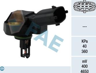 FAE 15101 - Датчик, давление во впускной трубе avtokuzovplus.com.ua